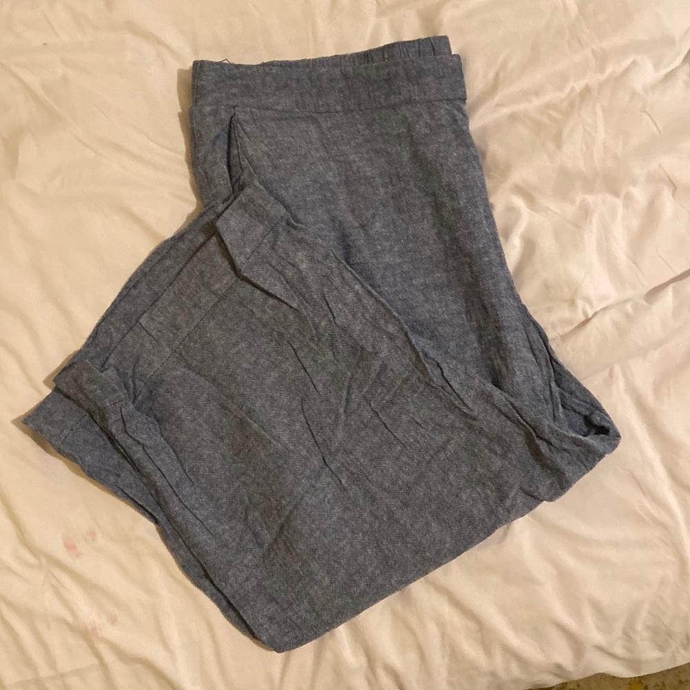 Terra Sky Size 1X (16/18) extra wide leg light weight pants